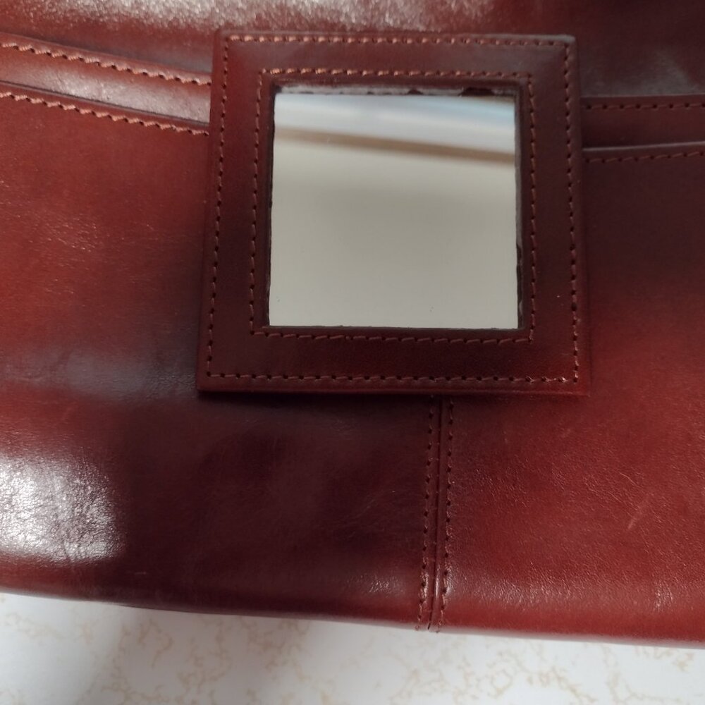 Rare Bosca Leather Cordovan Clutch, Made in Italy - Picture 9 of 15